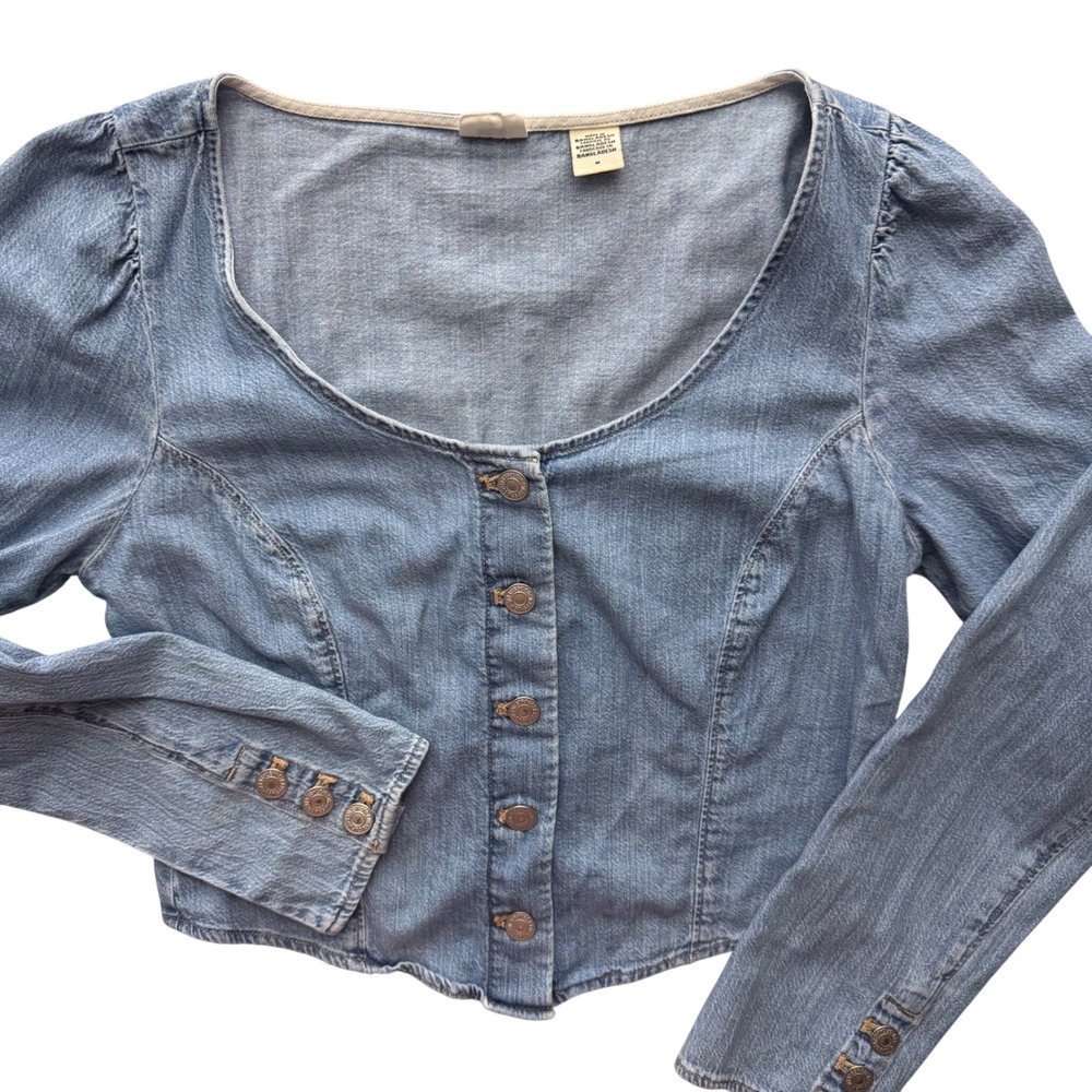Levi's Light Blue Denim Jean Shirt